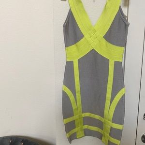 Bebe bandaged dress! Like new!